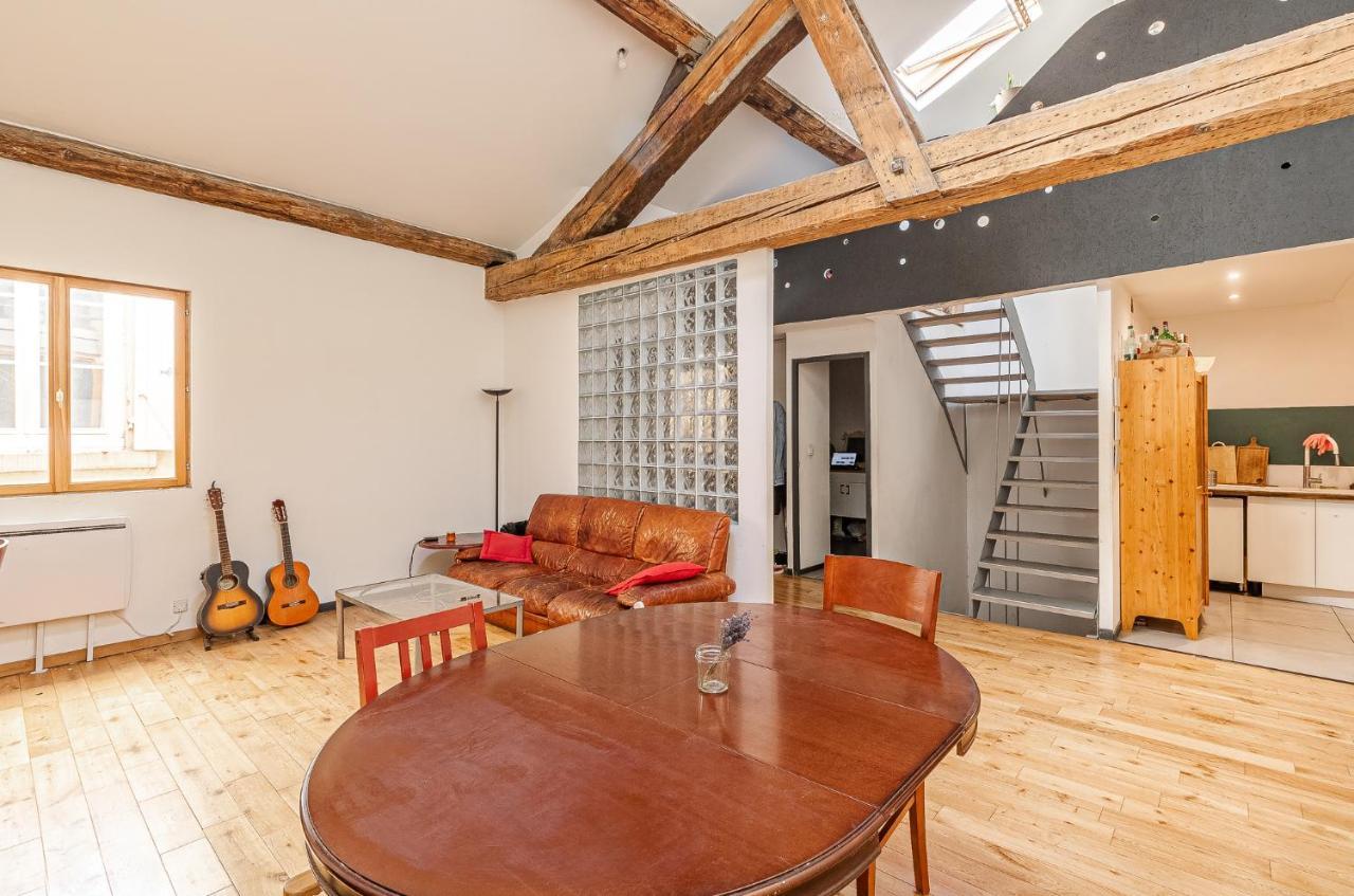 Loft Viarhona, Grand Loft En Centre-Ville Lyon Exteriör bild
